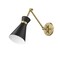Z-Lite Soriano Wall Sconce, 1-Light, 6.25 In.W x 27 In.L x 6.25 In.H, Matte Black/Modern Gold 351S-MB-MGLD - alternate 8